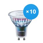 Confezione Multipack 10x Philips MASTER LED Spot ExpertColor GU10 PAR16 3.9W 280lm 36D - 930 Luce Calda | Miglior resa cromatica - Dimmerabile - Sostitutiva 35W