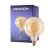 Noxion Lucent LED E27 Globe Filamento Ambra 125mm 7.2W 630lm - 822 Bianco Molto Caldo | Sostitutiva 60W