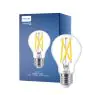 Philips Master LED E27 Pera Filamento Chiara 7.2W 1055lm - 922-927 Dim To Warm | Miglior Resa Cromatica - Dimmerabile - Sostitutiva 75W