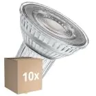 Confezione Multipack 10x Ledvance Faretti LED GU10 PAR16 2.4W 230lm 36D - 940 Bianco Freddo | Miglior Resa Cromatica - Dimmerabile - Sostitutiva 35W