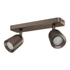 Eglo Soffitto Faretti Camaldoli Acciaio Ottone | Adatto per 2x GU10